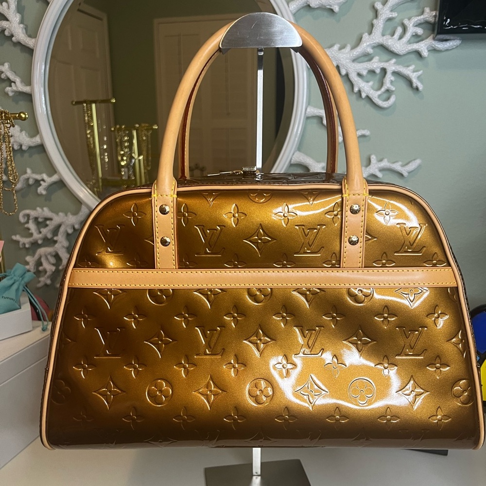 Louis Vuitton Tompkins Square Vernis Bronze